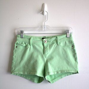 Soft mint green shorts